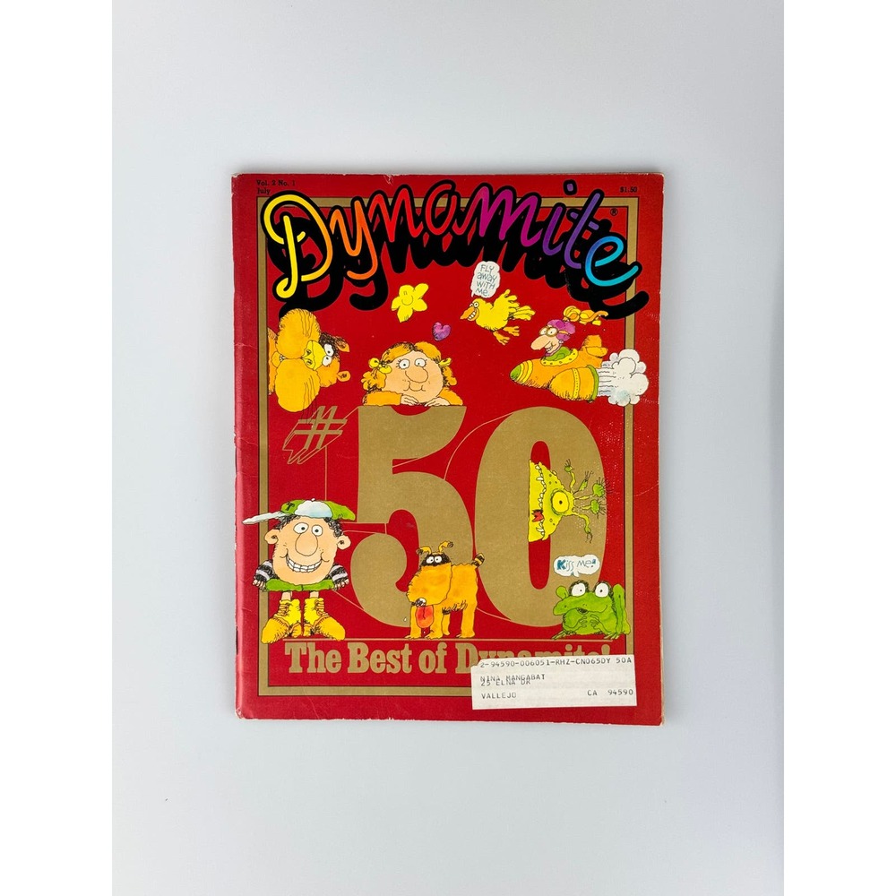 Dynamite Magazine - No. 50 "The Best of Dynamite" w/ Original Poster - July 1978